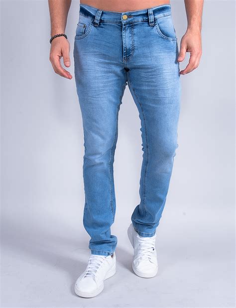 Calça Jeans Atacado Reta Masculina Revanche Gepeto Azul Avulsa 44