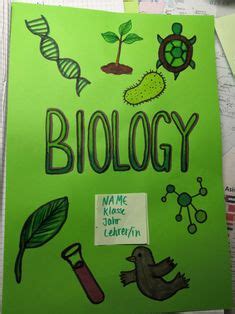 Id Es De Page De Garde Biologie Biologie Page De Garde