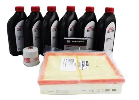 Kit Afinacion Np300 Frontier 16 20 15w40 6 Aceites Nissan Envío gratis