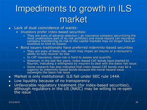 PPT Managing Catastrophic Risk Developments In Capital Market