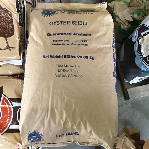 50 Oyster Shell Lay Blend Concentrates Inc