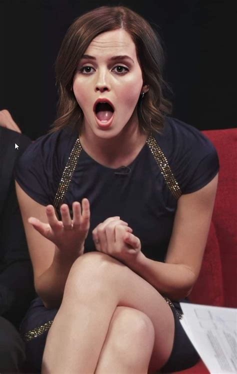 Emma Watson Showing Off Her Deep Throat Pose Scrolller