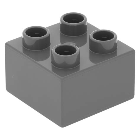 LEGO Einzelteil 3437 Dark Bluish Gray Duplo Brick 2 X 2 Bei BrickScout