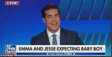 Fox News Jesse Watters Is Expecting His First Child With New Wife