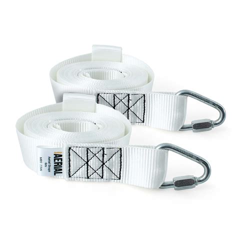 Aerial Straps Pair White Poleware Ch