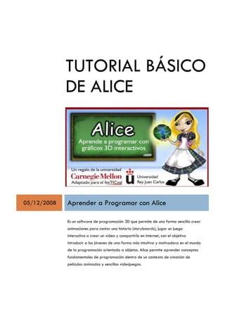 Tutorial Alice Pdf