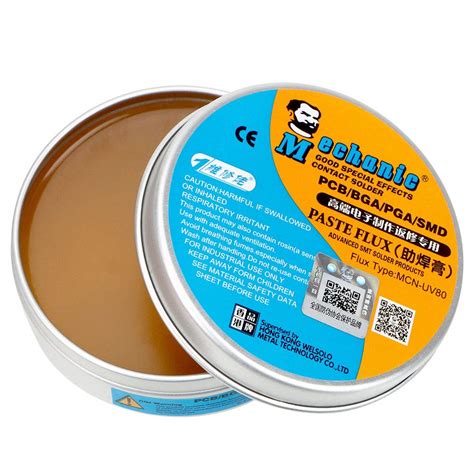 Mcn Uv Paste Flux No Clean Soldering Tin Bga Solder Flux Electric