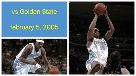 Carmelo Anthony 18 Pts Vs Golden State Warriors February 5 2005