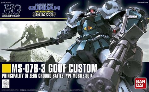 Hg 1144 Ms 07b 3 Gouf Custom Bandai Gundam Gunpla Kit La Scale Model