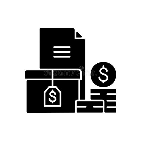 Accounts Receivable Black Glyph Icon Stock Vector Illustration Of Payment Account 226940437