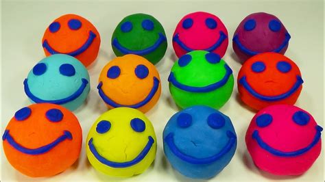 Play Doh Smiley Face Surprise Toys Peppa Pig Angry Birds Spongebob