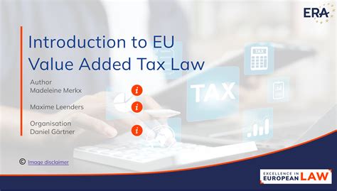 Course Introduction To Eu Value Added Tax Law