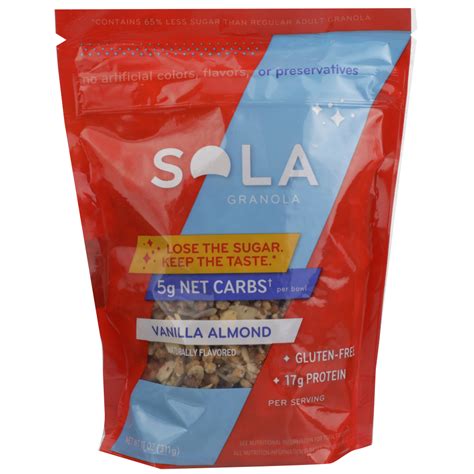Buy Sola Granola Vanilla Almond 11 Oz Online Bulk Vanilla Granola