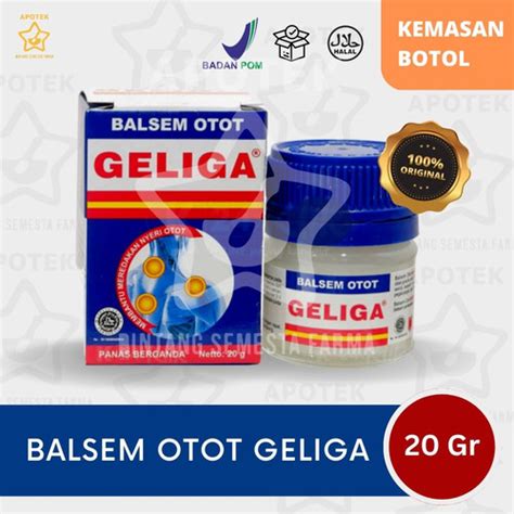 Jual BALSEM OTOT GELIGA MUSCULAR BALM 20GR Jakarta Barat Apotek