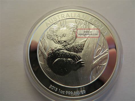 2013 Australian Koala 1 Oz Silver 999 Fine Perth