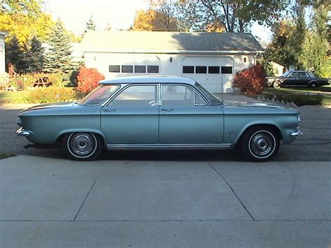 1963 Chevrolet Corvair 4 Door Sedan Side Profile 61442