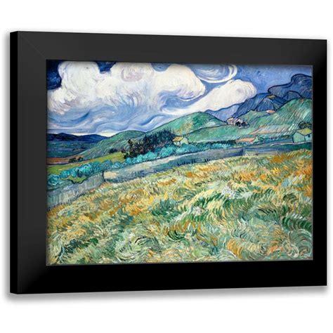 Van Gogh Vincent 24x19 Black Modern Framed Museum Art Print Titled