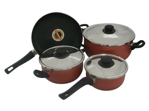 Premier 7pcs Non Stick Cookware Set Digital Display Showroom