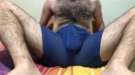 Sexy Hairy Man Bulge Dick Ball Slip Boxer Massage And Feet Asmr