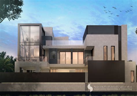 Private Villa 400 M Kuwait Sarah Sadeq Architects Maison