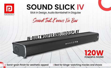 Portronics Sound Slick Iv Sound Slick V Soundbars Launched