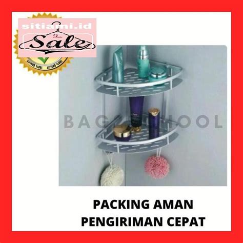 Jual Tkamdksj Rak Sudut Kamar Mandi Stainless Steel Segitiga Susun