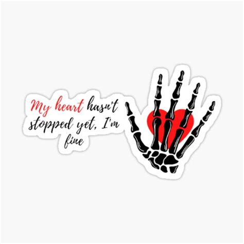 Hand Heart Sticker For Sale By Janane Shop Redbubble