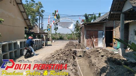 Sejumlah Warga Keluhkan Proyek Pemasangan U Ditch Di Dusun Gesangan