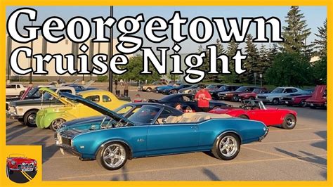 Georgetown Cruise Night Car Show YouTube