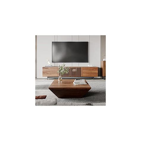 Buy Povison Modern Solid Wood Tv Stand Farmhouse Entertainment Center