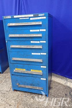 Used Stanley Vidmar Tool Cabinet Hgr Industrial Surplus