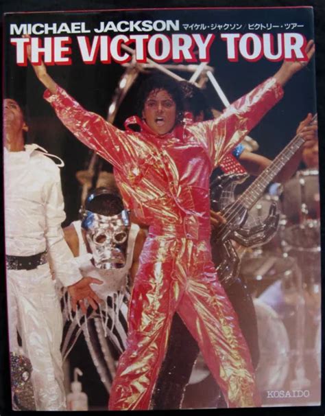 Michael Jackson Jacksons Livre The Victory Tour Japanese Japan Book