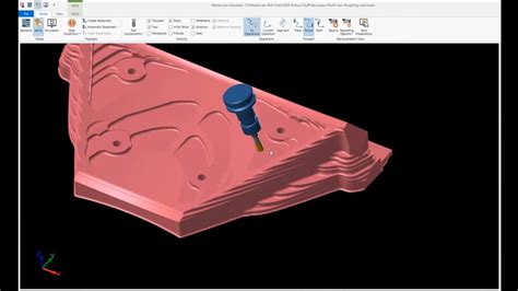 Mastercam Multiaxis Roughing Youtube