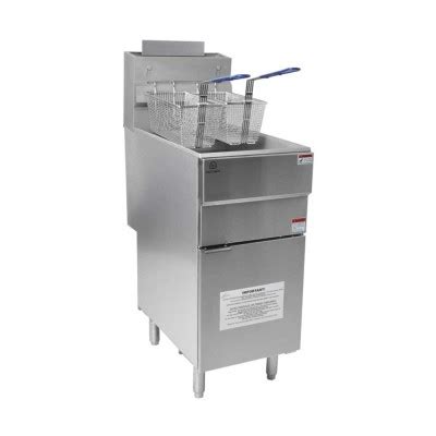 Friteuse à gaz sur coffre en inox 1 cuve 23 L GF90 CUISTANCE CHR