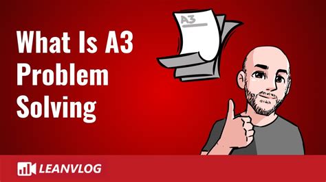 What Is A3 Problem Solving Lean Vlog