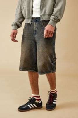 Bdg Stone Tinted Denim Oversized Carpenter Shorts En Ropa Urban