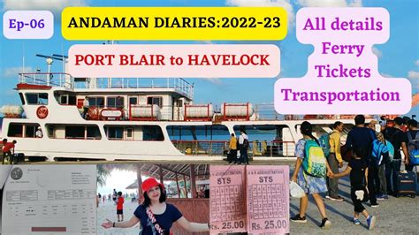 Port Blair To HAVELOCK Island By GREAN OCEAN Ferry Andaman Ep 06