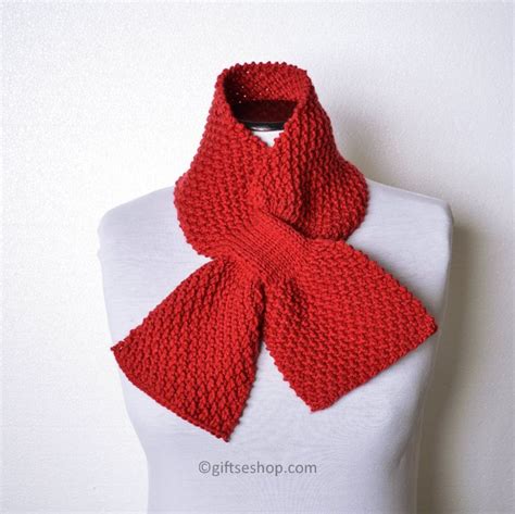 Keyhole Scarf Knitting Pattern No119 Etsy Canada