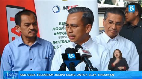 Kkd Gesa Telegram Jumpa Mcmc Untuk Elak Tindakan Youtube