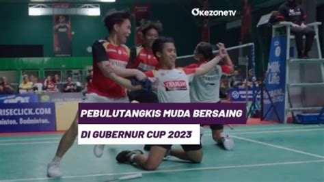 Ribuan Pebulutangkis Muda Bersaing Di Gubernur Cup 2023 PB Djarum