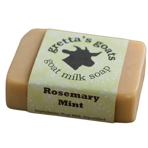 Rosemary Mint Goat Soap Grettas Goats Walsh Natural