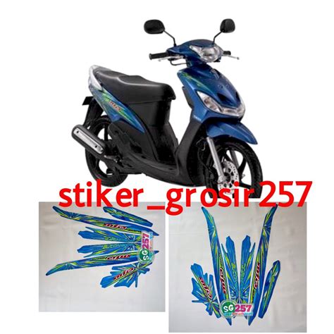 Jual Stiker Striping Lis Les Body Yamaha Mio Sporty Sticker