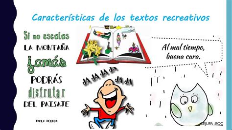 Caracteristicas De Los Textos Recreativos