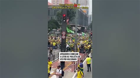 Apoiadores Começam A Lotar Avenida Paulista Em Ato Pró Bolsonaro Youtube