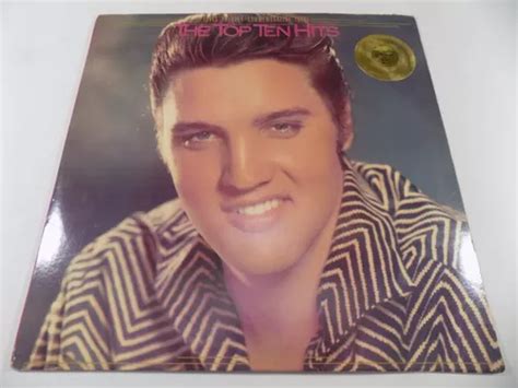 Elvis Presley The Top Ten Hits 2 Lp Verdes Usa Rmstr Poster Meses Sin Interés