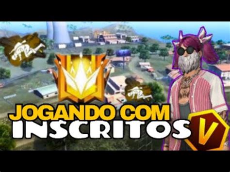 Live De Free Fire Rumo Elite Free Fire Jogando Inscritos