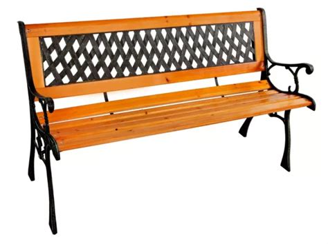 Parkbank Androyaland Holz Eisen Gartenbank Bank Sitzbank 125 X 52 X 74 Cm Mc4365 Eur 79 99 Picclick De