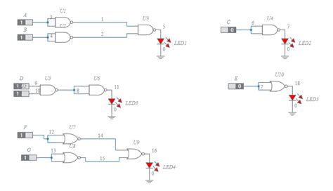 Logic Gates Using Univrsal Gates Multisim Live