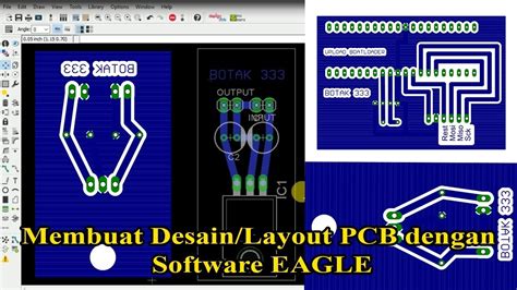 Cara Membuat Desain Atau Layout PCB Dengan Software Eagle Mudah Dan