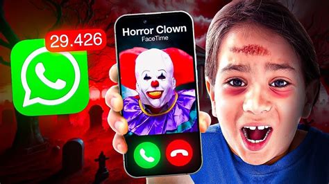 HORROR CLOWN RUFT KLEINEN JUNGEN über FACETIME AN ANNEHMEN YouTube